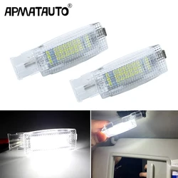 2pcs LED Interior Sun Visor Vanity Mirror Light Reading Lamps For VW Golf4 5 6 7 Plus Passat B5 B6 B7 CC Jetta Polo Beetle EOS