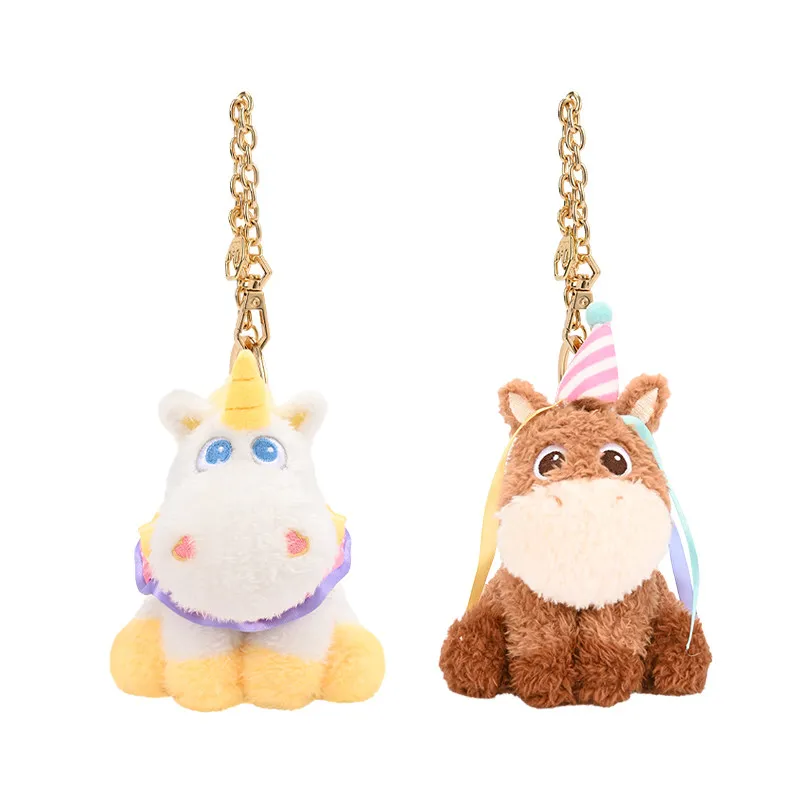 Potdemiel Disney Pixar Plüsch-Schlüsselanhänger, Einhorn, Toy Story, Taschenanhänger, Rucksack-Zubehör, Geschenk für Mädchen, Kinder, Maskottchen