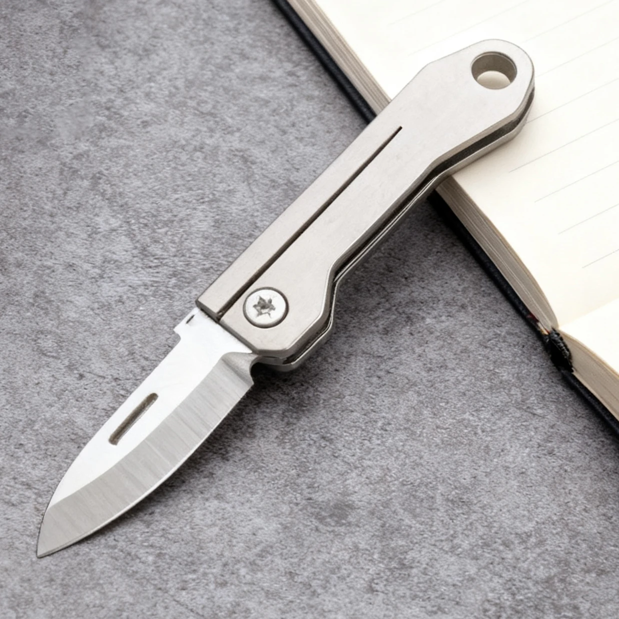 Mini Folding Pocket Knife Multifunctional Mini Keychain Utility Knife Courier Knife Unboxing Knife Outdoor Activities Tools