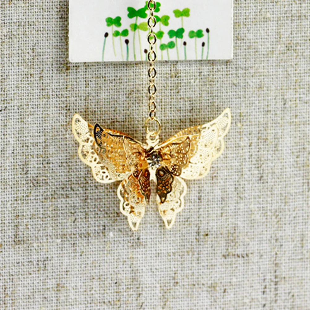 إشارات مرجعية على شكل أوراق ذهبية معدنية إبداعية للأطفال أدوات مكتبية لتزيين الهدايا واللوازم المدرسية المكتبية متعددة الوظائف محمولة على شكل ورقة شجر