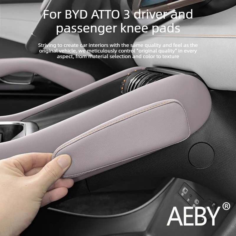 

For BYD ATTO 3 Smart Driving Edition 2022-2025 Center Console Leg Pillow,Leg Support Pillow,Ergonomics,Middle Armrest Cushion