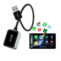 AI Box Plug And Play Dongle 2 in 1 Mini Box Wired to Wireless Carplay&Android Auto Wireless Carplay Adapter