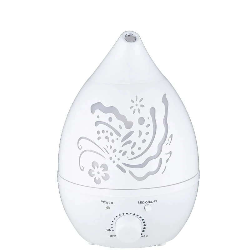 Air Humidifier  Essential Oil Diffuser 7 Color LED with Carve Mist Maker   Office Fogger Baby Room Aromatherap