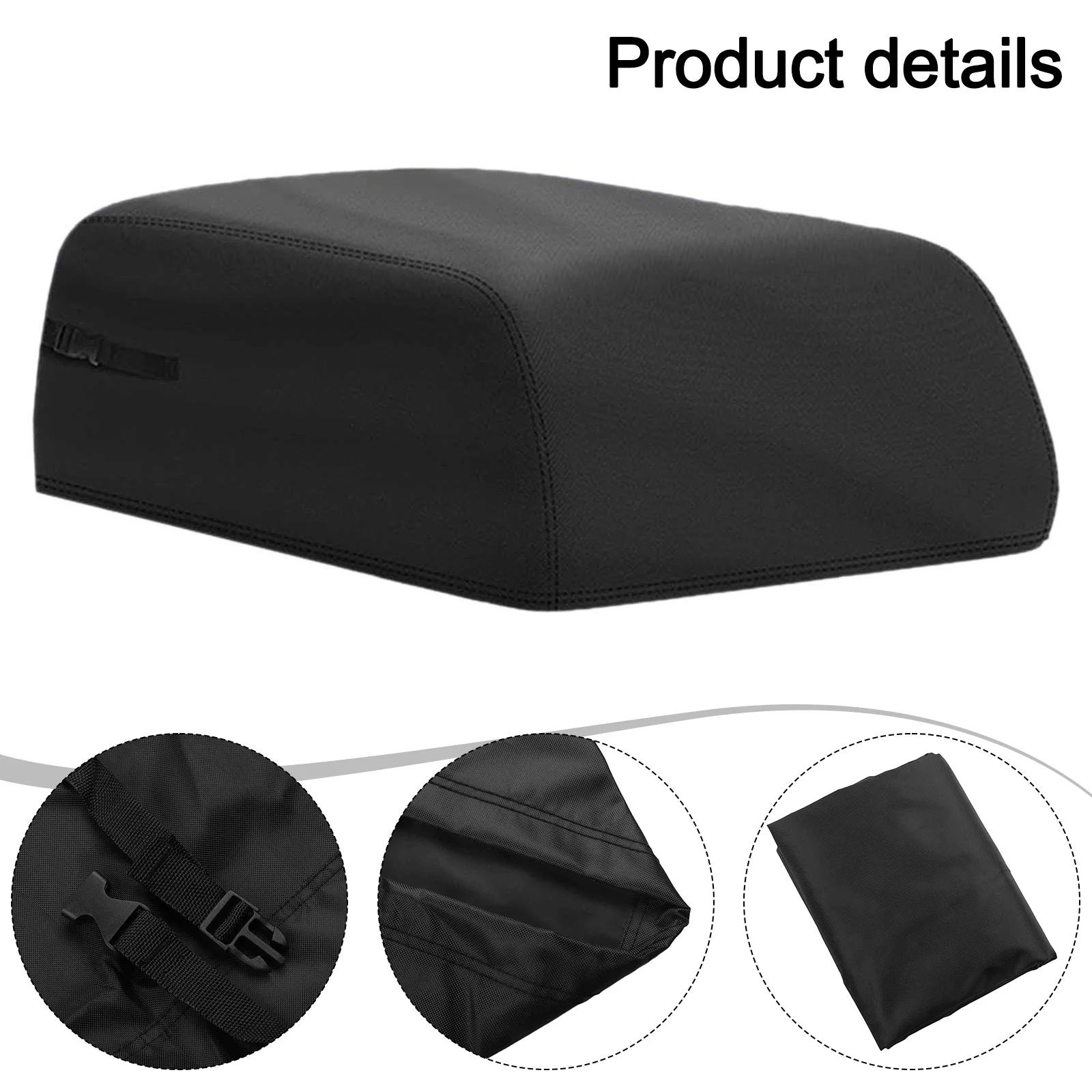 

80*80*38cm Dustproof Cover RV AC Cover Secured Fit User-Friendly Installation 420D Oxford Cloth Adjustable Buckles