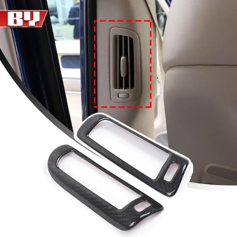 

Real Carbon Fiber Rear B Pillar Air Conditining Vent Outlet Cover Frame Trim For Mercedes Benz G Class W463 W464 2019-2025