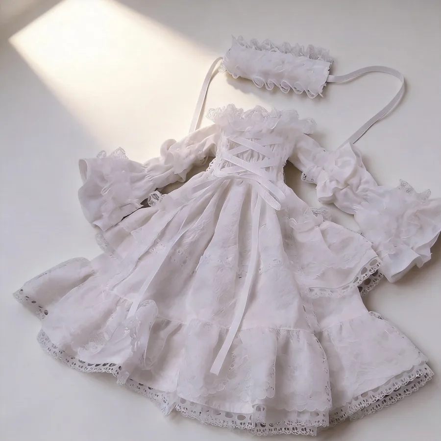 

1/3 BJD Doll Clothes SD Doll Vintage Lolita Maid Dress Princess Outfit Handmade Doll Clothing