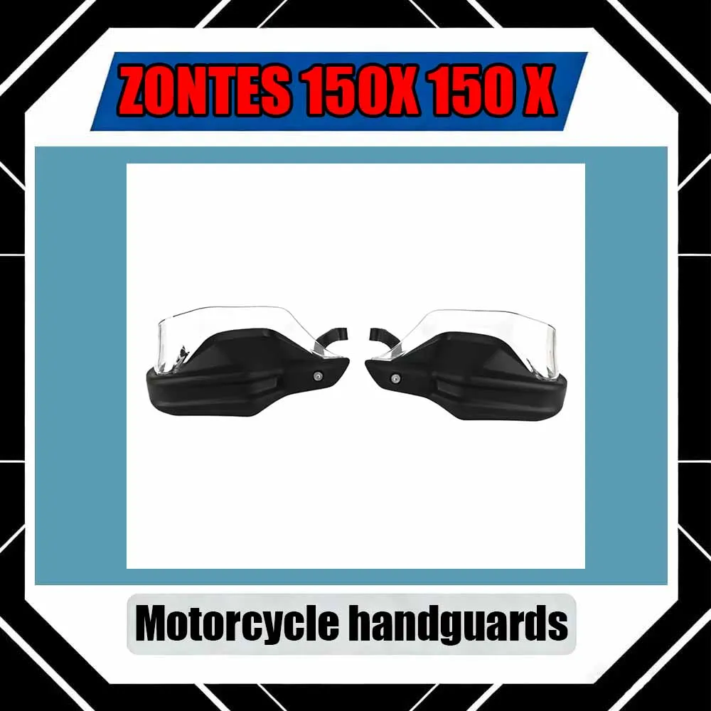 

For ZONTES 150X 150 X Motorcycle modified handlebar windshield, handbrake guard with high-rise windshield