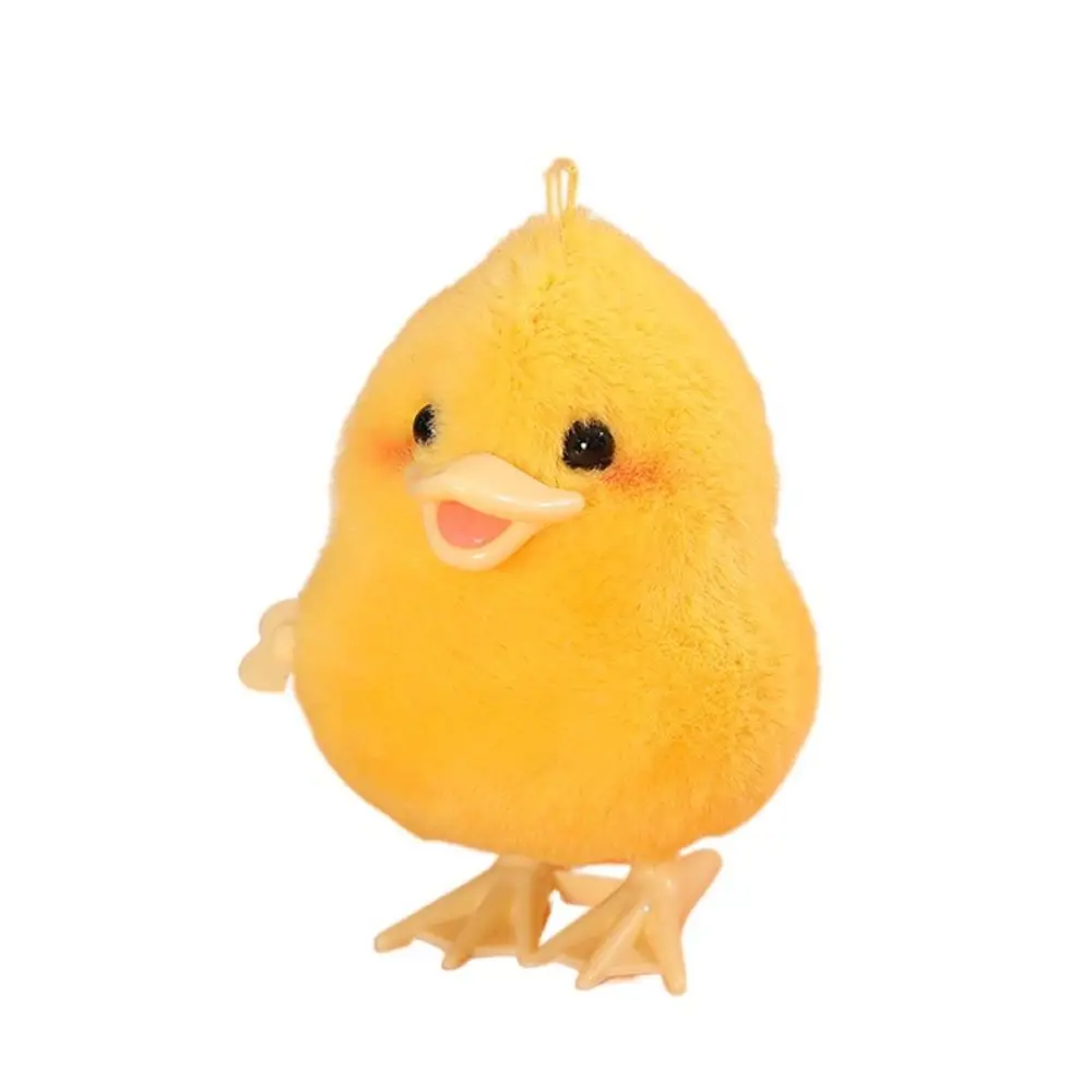 NEW Plush Wind Up Chick Doll Gifts Animals Toy Duck Clockwork Walking Toys