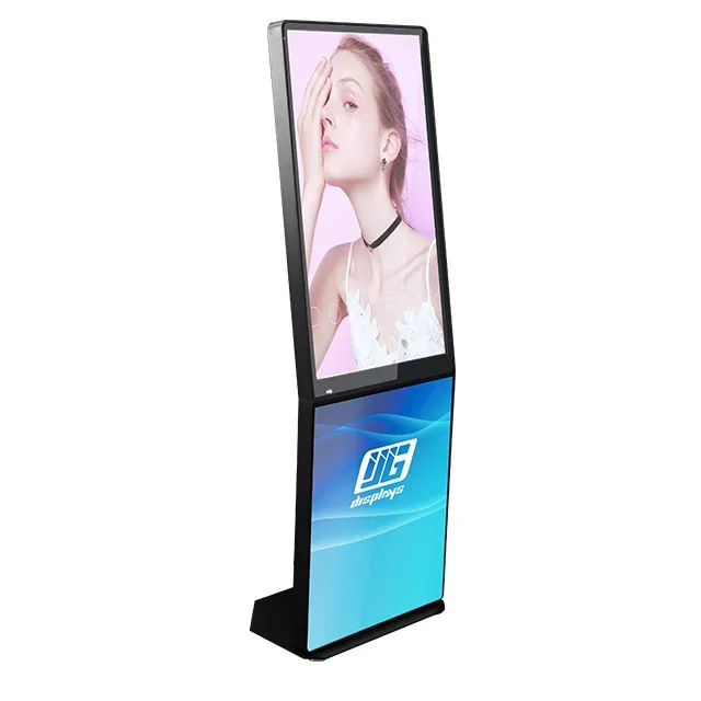 32 Inch L Frame Froor Standing Portable Multimedia Player Kiosk