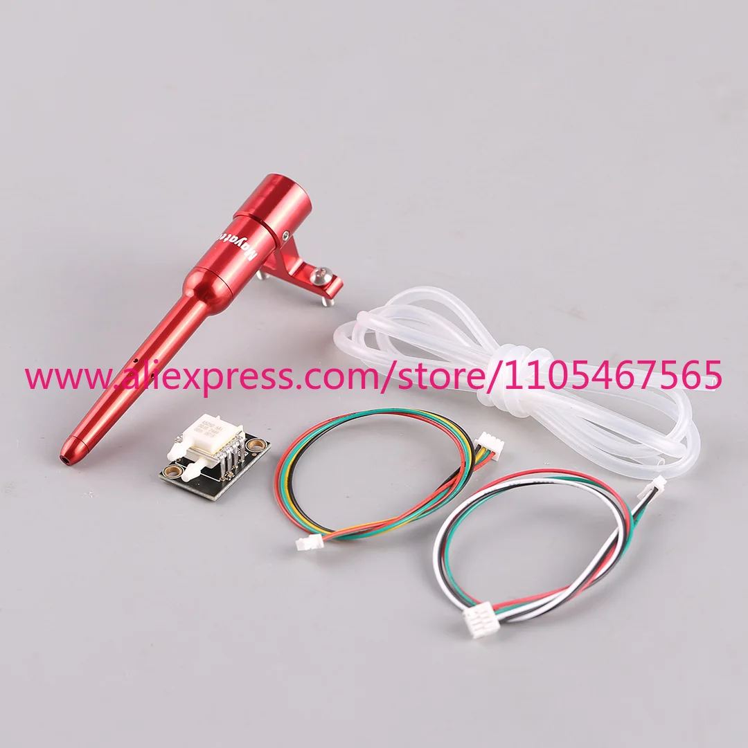 1PCS Mayatech MT90 dynamic and static double pressure airspeed tube + airspeed meter fixed wing PIX differential pressure  FPV