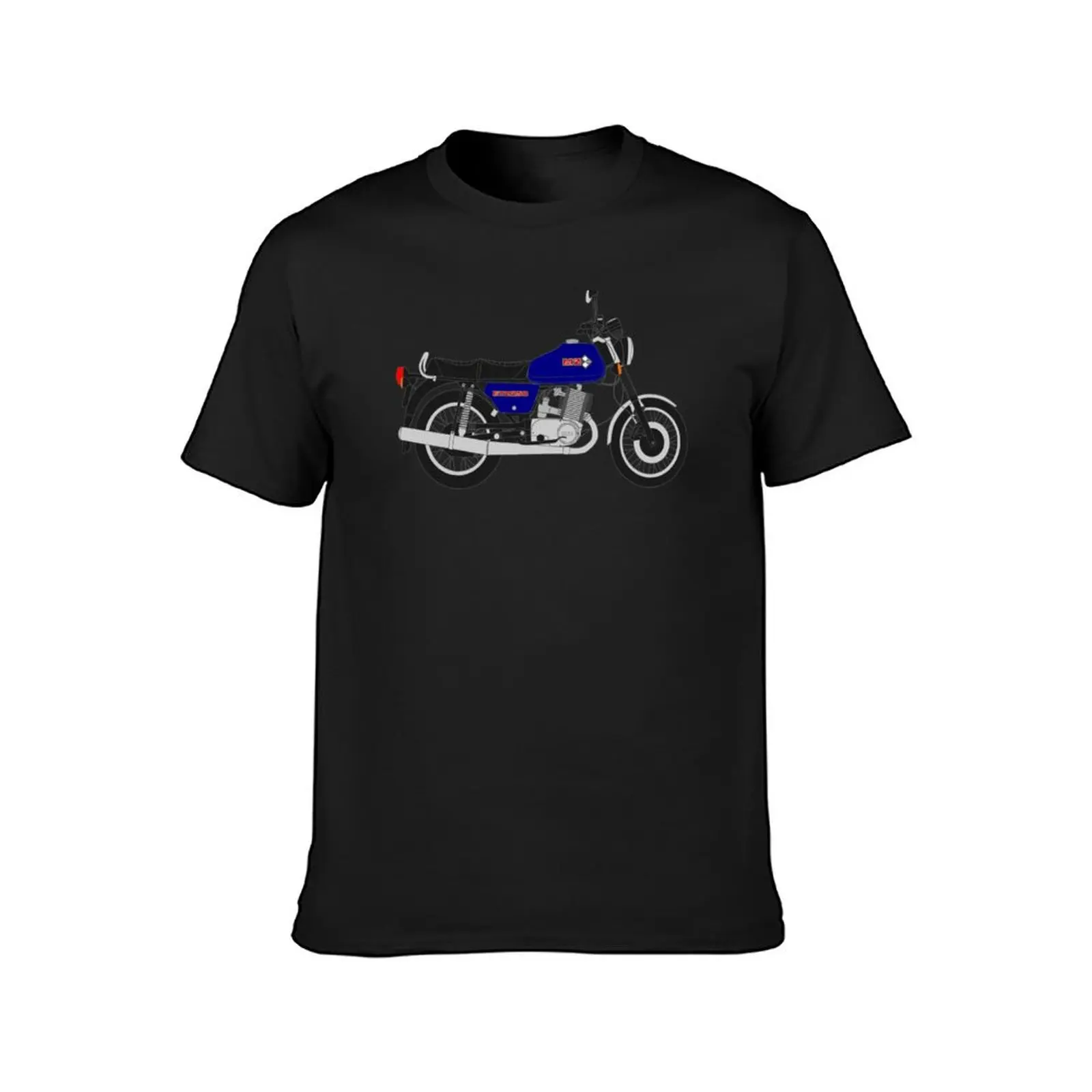 MZ ETZ 250 motorbike two stroke blue color T-Shirt customs tops Blouse workout shirts