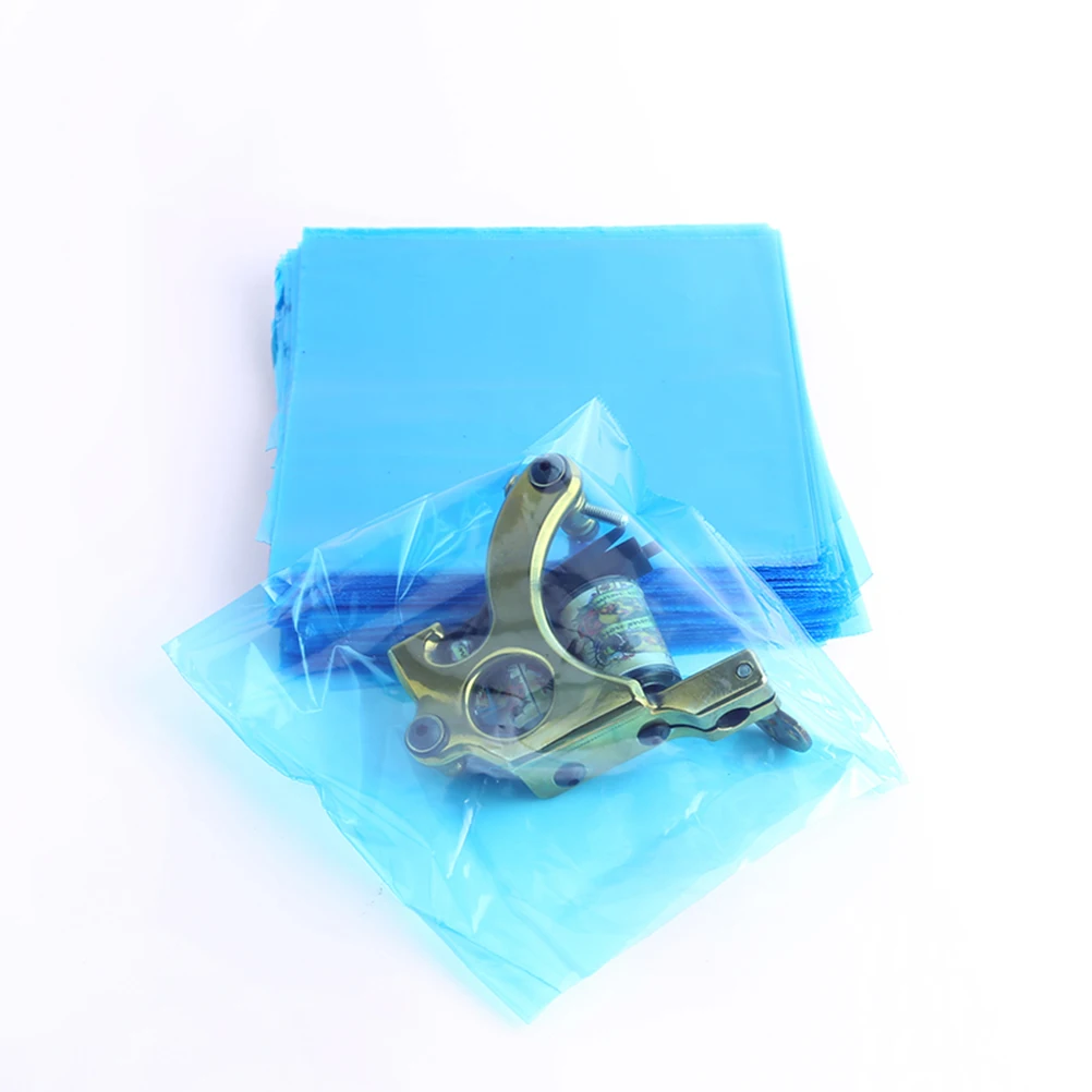 

250pc Bags Cleaning Products Plastic Machine Bag For Tattoo Clip Cord Equipment Bag Machine Drying
