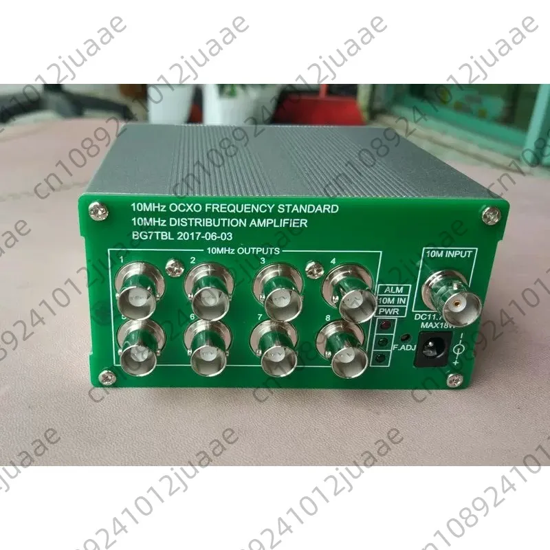 10MHz OCXO Clock Distribution Amplifier 8 Channel Output Frequency Distributor Oven Controlled Oscillator