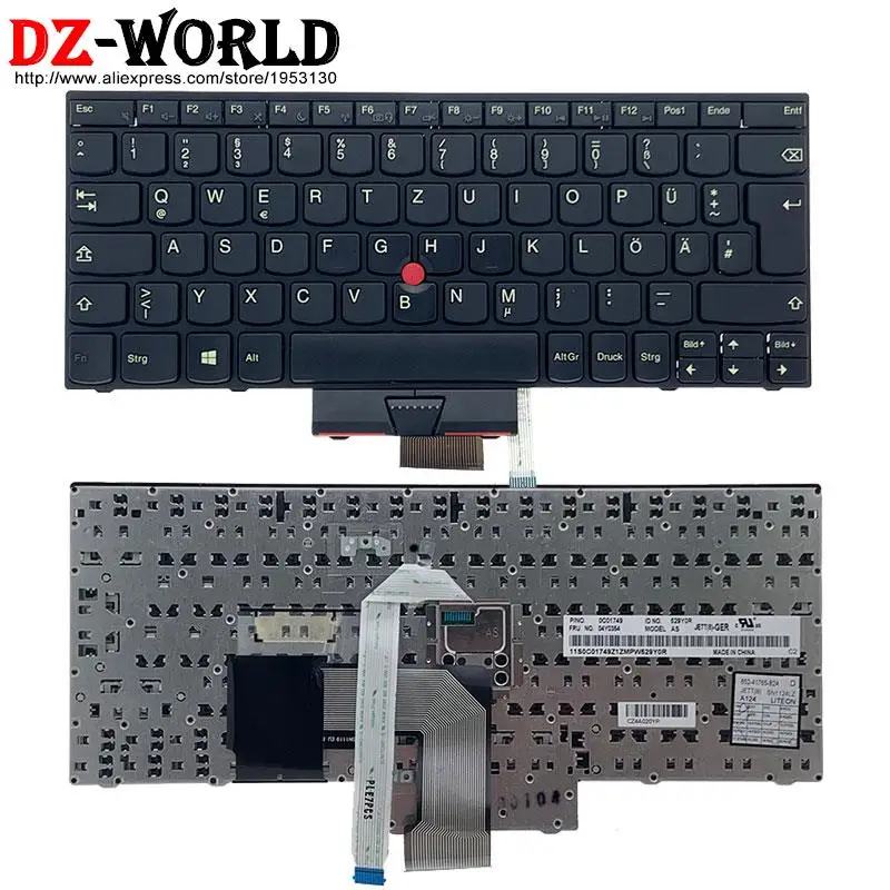 New/Orig Qwertz GR DE German Keyboard for Lenovo Thinkpad X140e X131e X130e X121e X120e Laptop 04Y0354 04Y0391