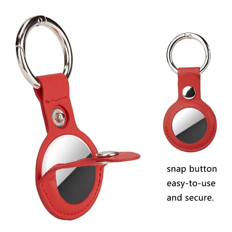 Брелок для Apple Airtags, защитный чехол, бампер, трекер, защита от царапин, Air Tag, держатель для ключей, кожаные аксессуары