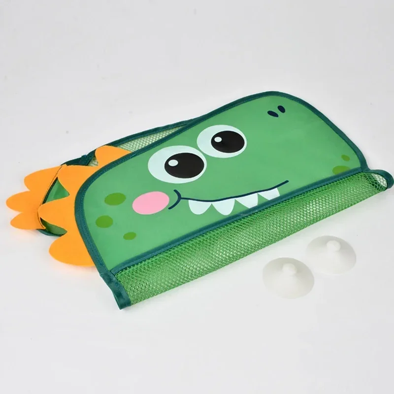 Organizer Kids Tidy Storage Suction Bathroom Bathtub Doll Hanging Bag  Dinosaur Animal Baby Bath Toys Basket Mesh Bag Water Toys