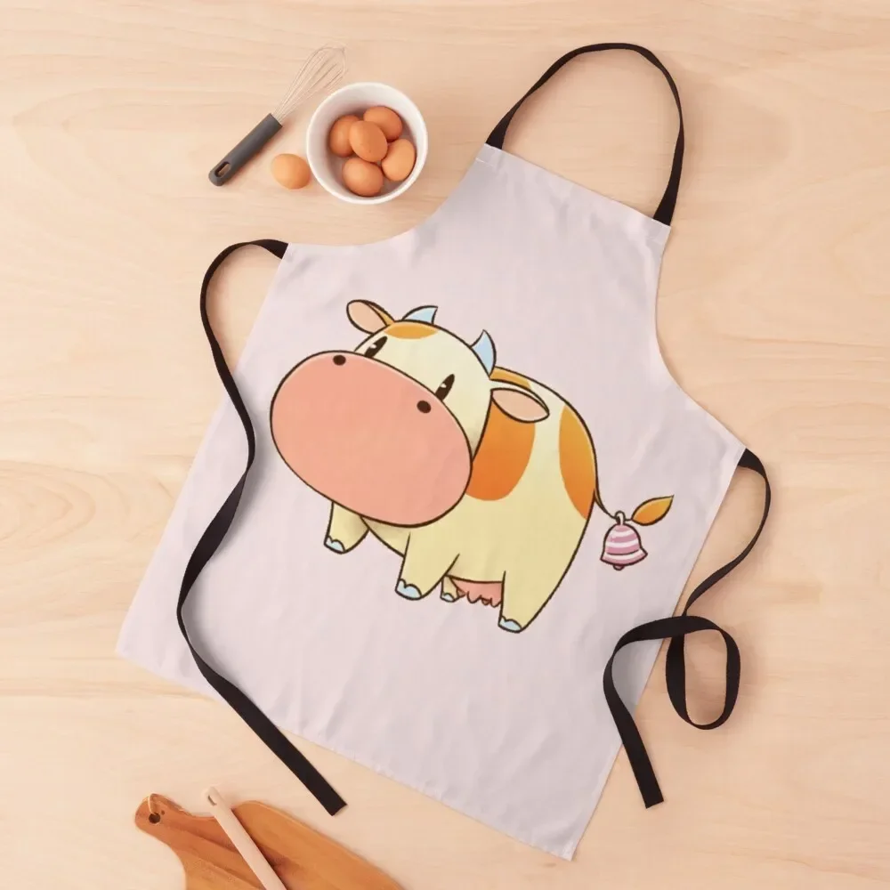 

Cow From Story of Seasons Friends of Mineral Town Apron For Cosmetologist For Man Apron