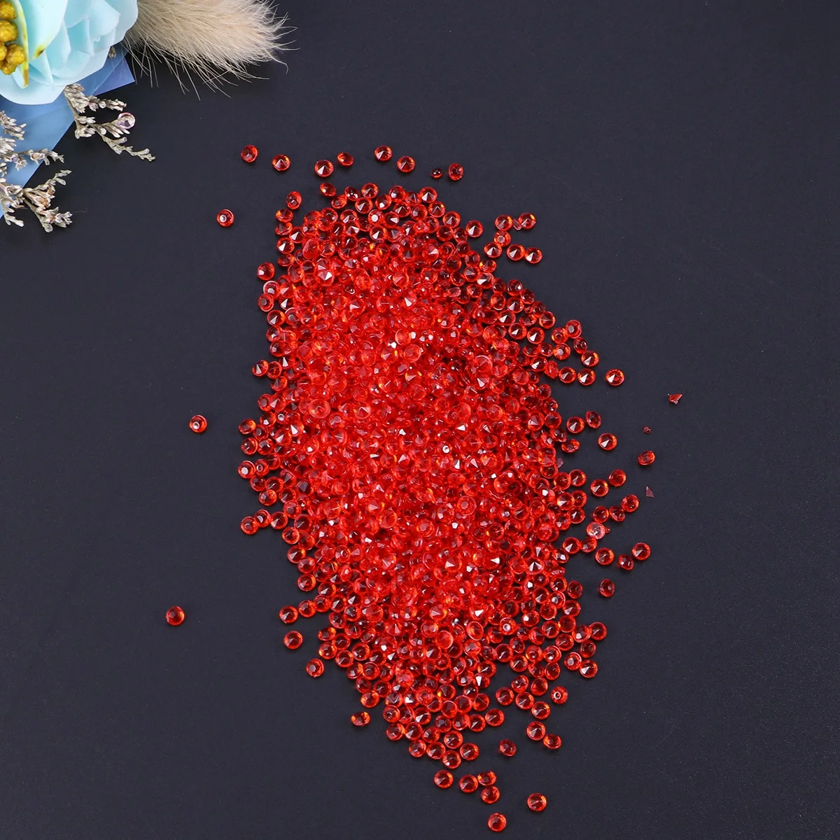 

1000 Pcs Rhinestones Acrylic Drilling Clear Halloween Blue for Vases Red Blaue Strass-steine Kleine Bride
