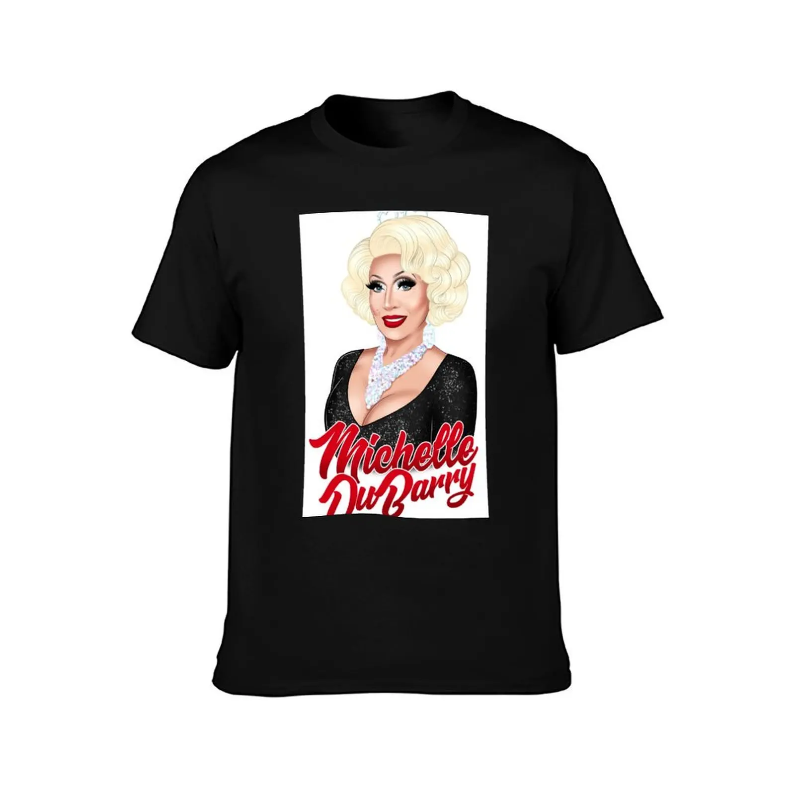 Michelle DuBarry T-Shirt Work Short Sleeve Cotton Top T-Shirt