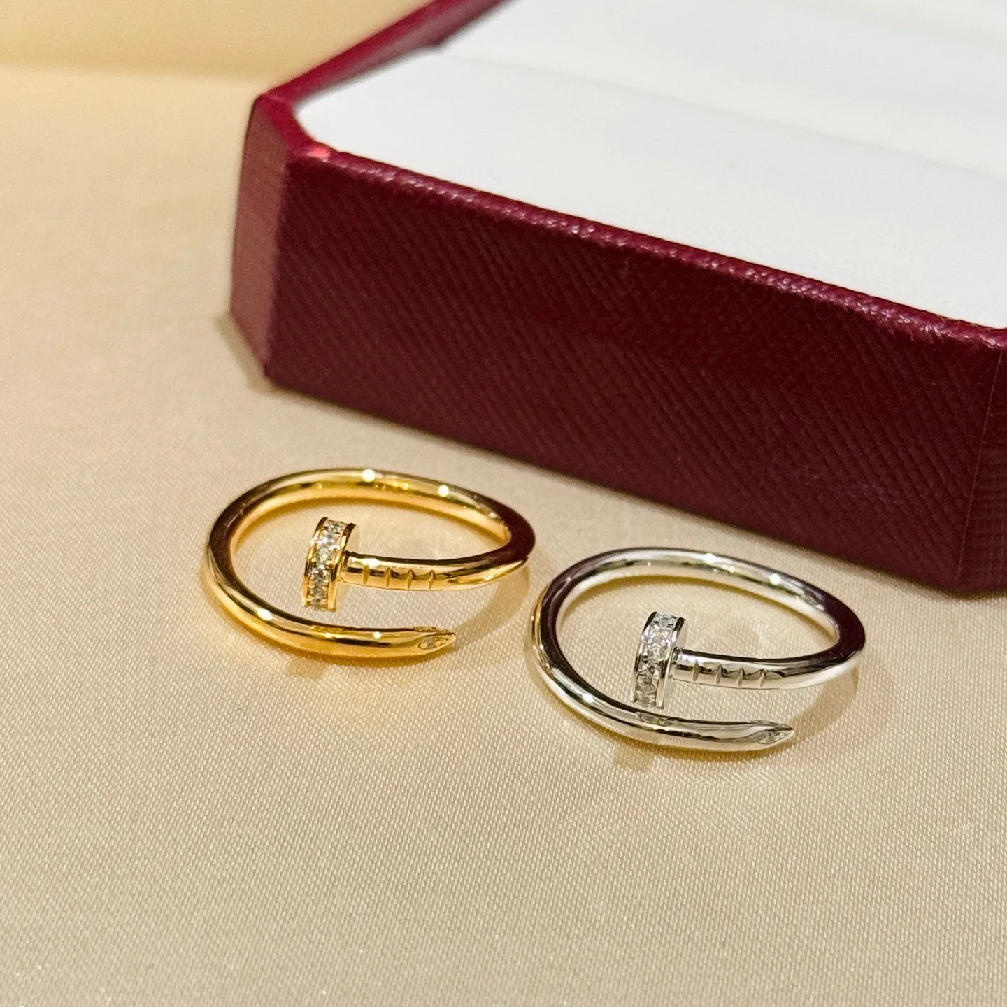 

92.5% Silver C Brand Nail Ring