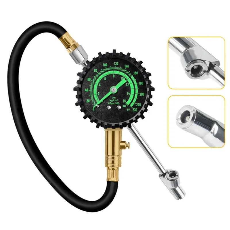 

Tire Pressure Checker 230PSI Tire Pressure Tool Digital Pressure Gauge for Car Truck Tire with Backlit