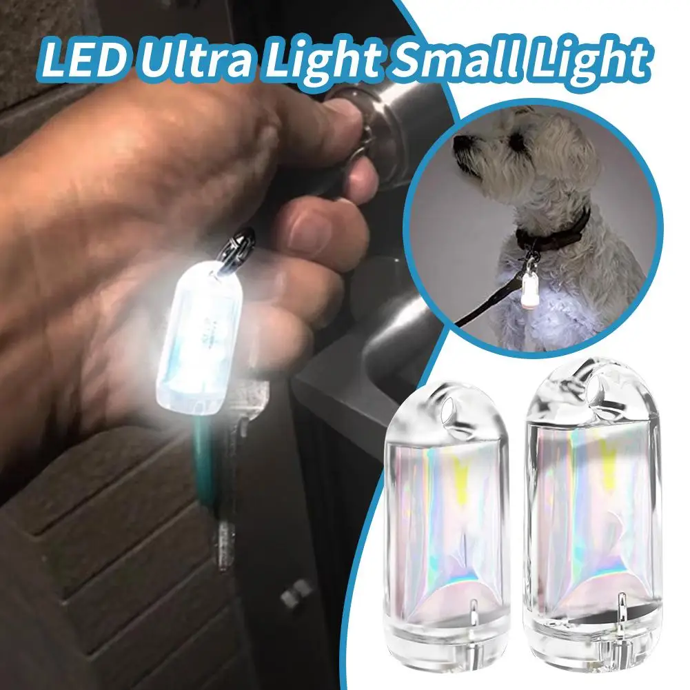 USB Recarregável LED Chaveiro Luz, Ultra Leve, 6000K Luminous Lamp, Impermeável, Portátil, Interior, Ao ar livre, Esportes, Camping