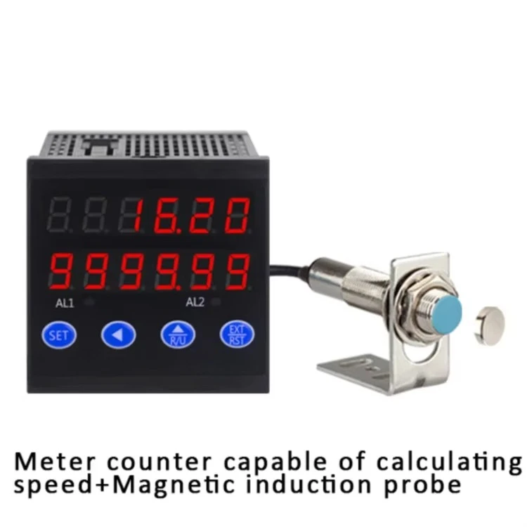 Timing conveyor loading point six-bit counter meter