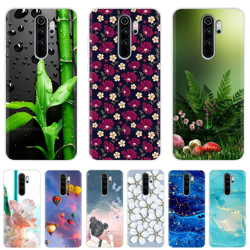 For Redmi Note 8 Pro Case Ginkgo Leaf Bamboo Silicone Back Cover For Xiaomi Redmi Note8 Pro Phone Cases 6.53