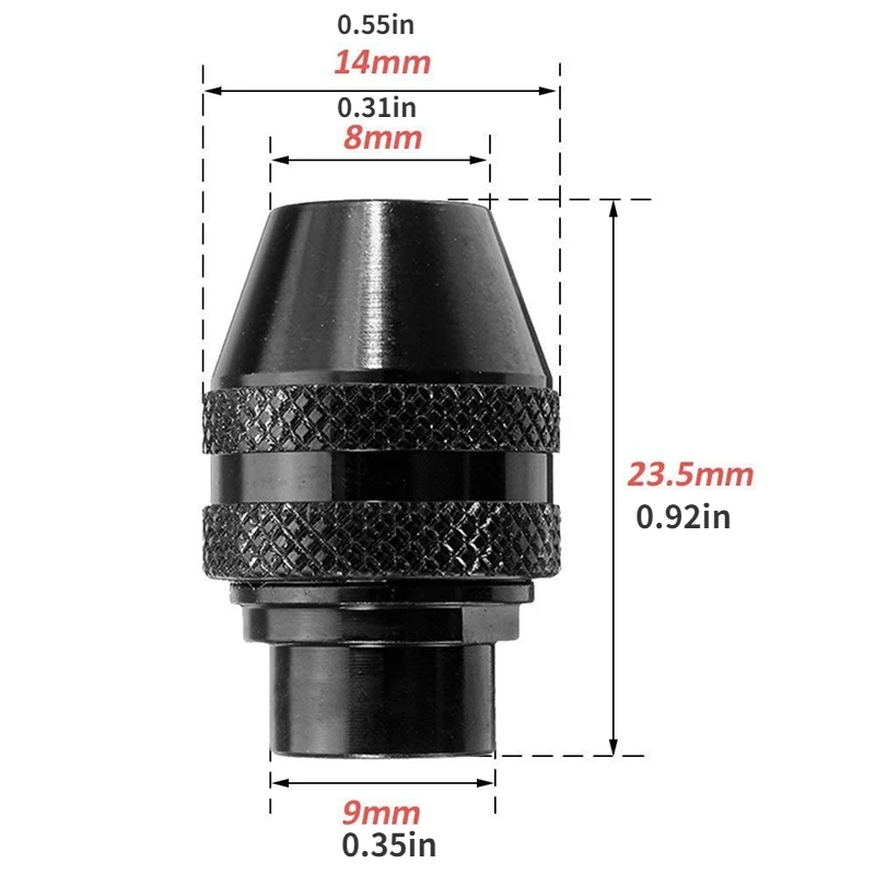 Multi-Attachment Quick-Change Chuck for Rotary Tools - Boost Efficiency & Precision for All Your Projects!