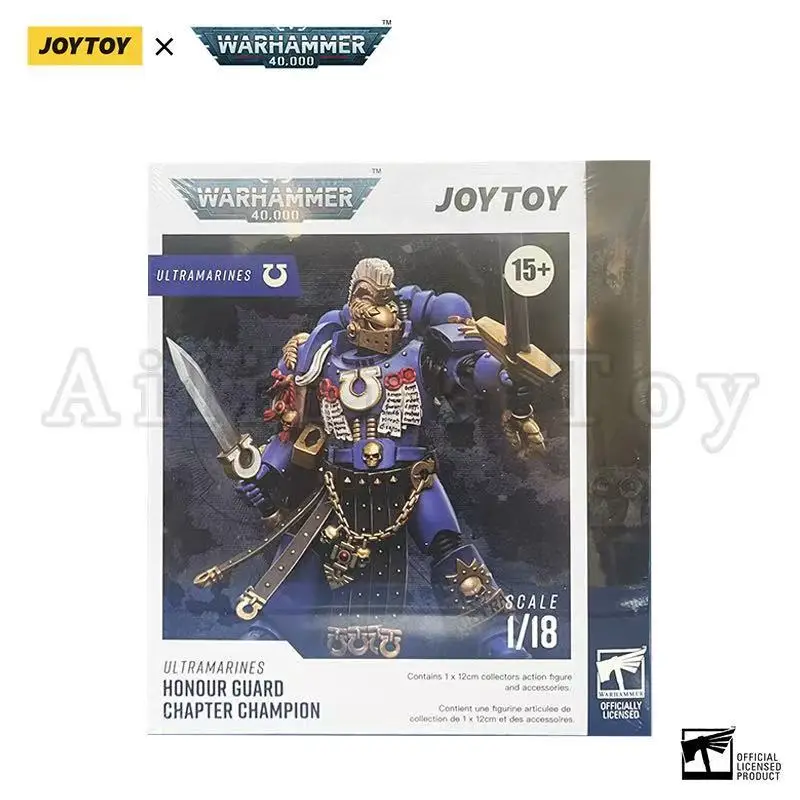 JOYTOY 1/18 Action Figure 40K Ultramarines Honour Guard Chapter Champion Re-issue Version Anime Military Model
