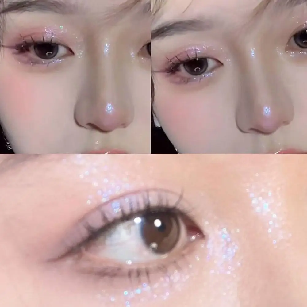 Placa de sombra cintilante para mulheres Clareamento do nariz Disco de sombra gradual especialmente projetado para maquiagem dos olhos, C1u8, 1PC