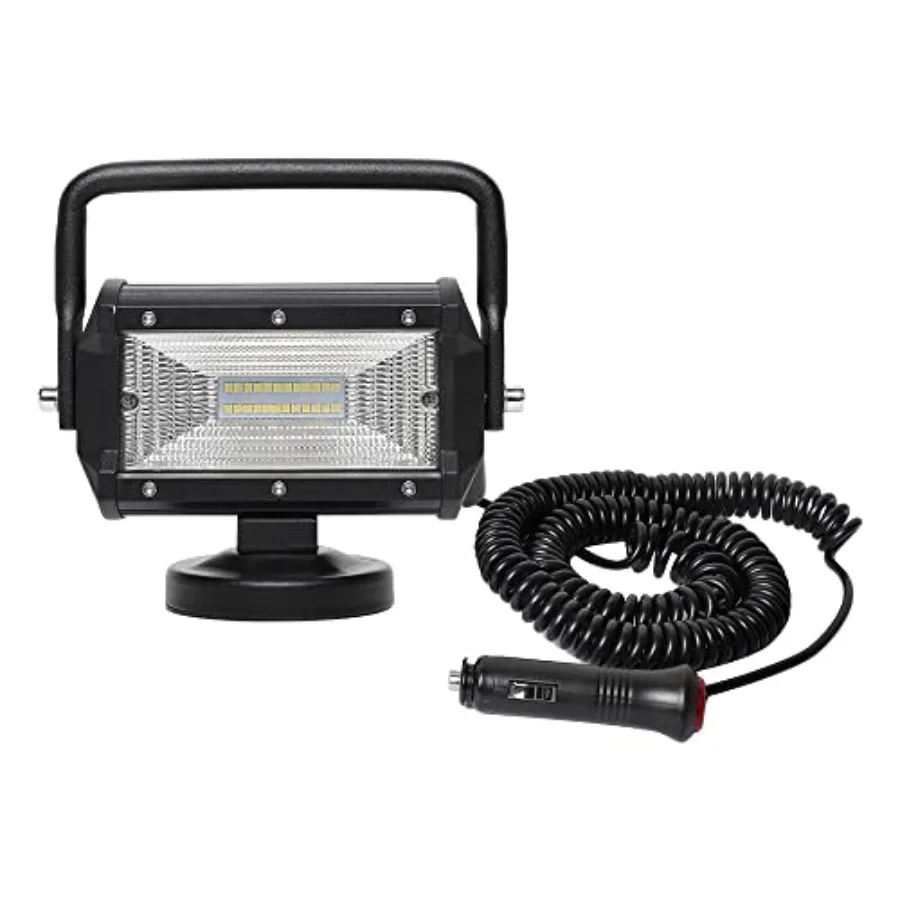 

【Spot goods】Magnetic Light Led Work Light with Strong Magnetic Base Cigarette Lighter Powered 36W Portable Flood Light for Car