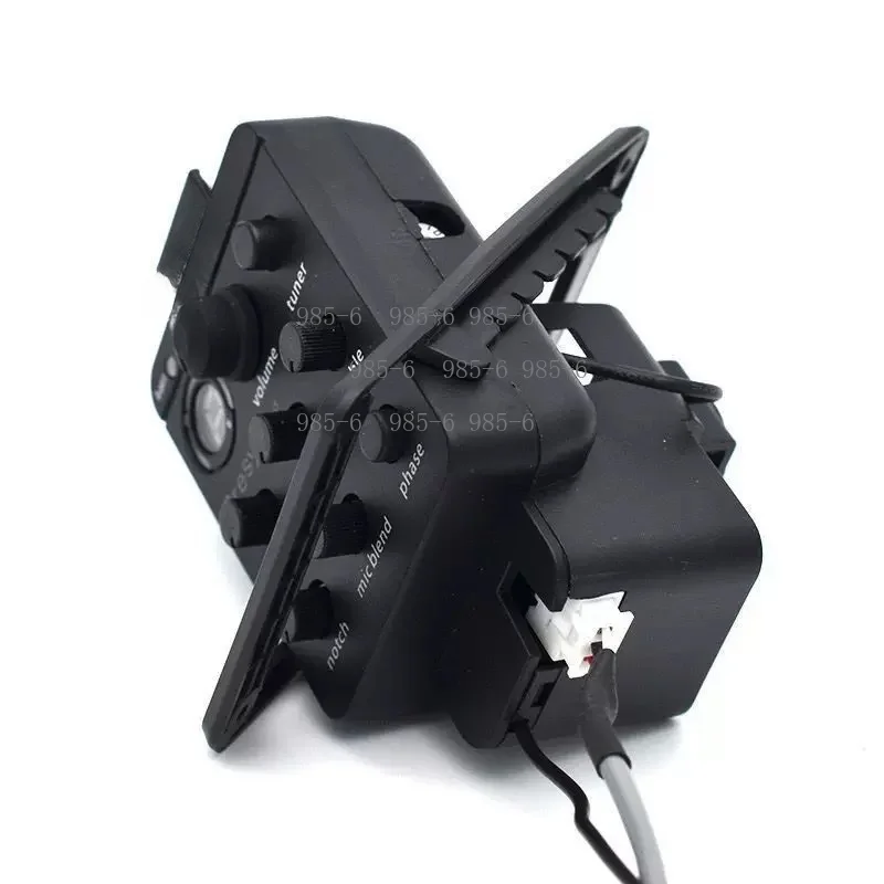 Blend Preamp Pickup for Acoustic Guitar, Built-in Equalizer & Digital Tuner, ABS Shell Guitar Sound Pickup System