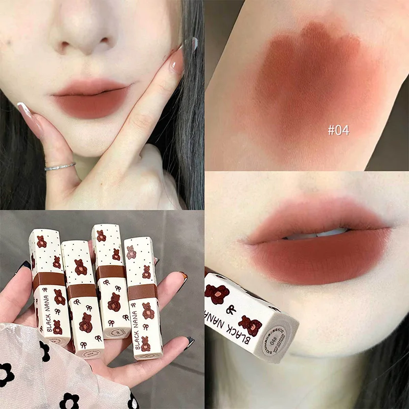 New Matte Lipstick Moisturizing Waterproof Lasting Non-stick Cup For Student Fit Gloss Cosmetics