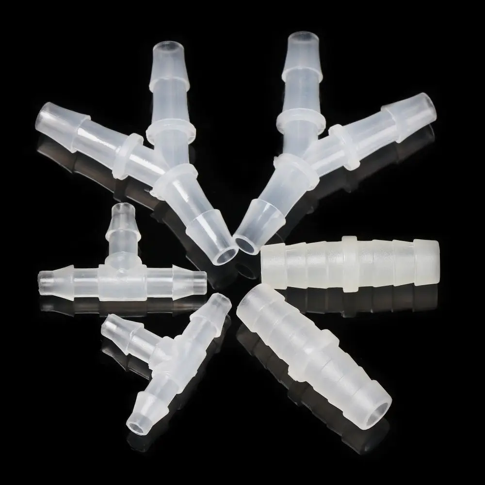 

Pipe Joint Aquarium Fitting Line Tubing Joint Plastic Pagoda Connector Air Pump Connector 3-way Tines Type "Y" Shape 3-Way