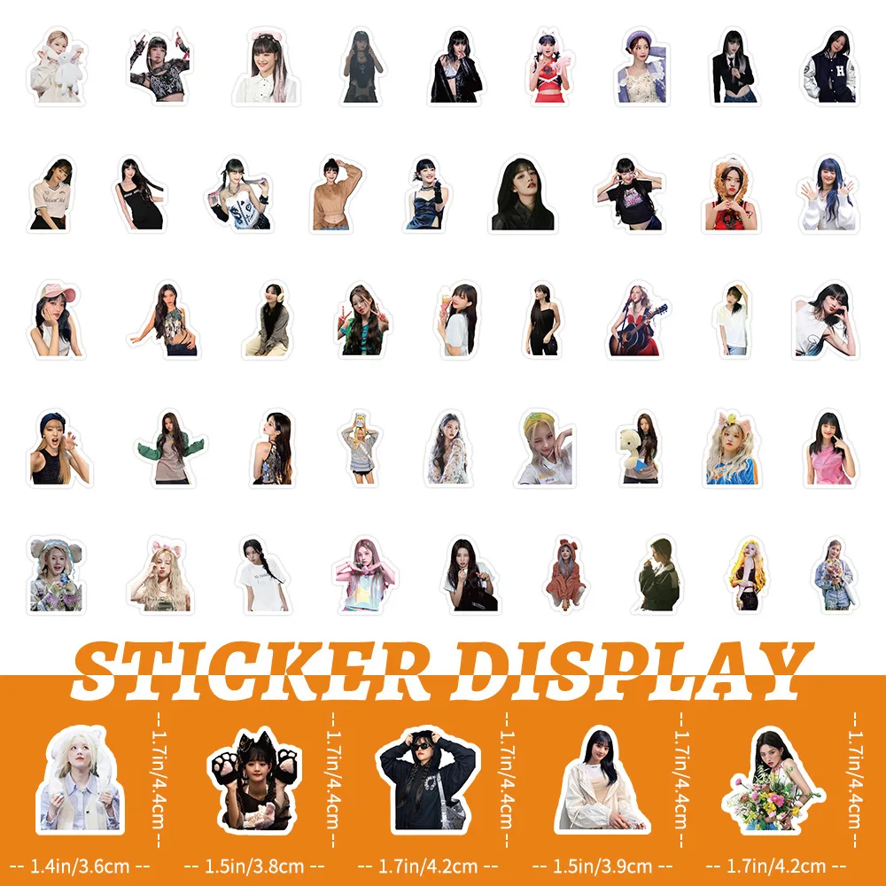 10/30/50/100PCS KPOP Korean Girl Group Gidle Stickers Personalized Graffiti DIY Laptop Skateboard Guitar Waterproof Decal Toy