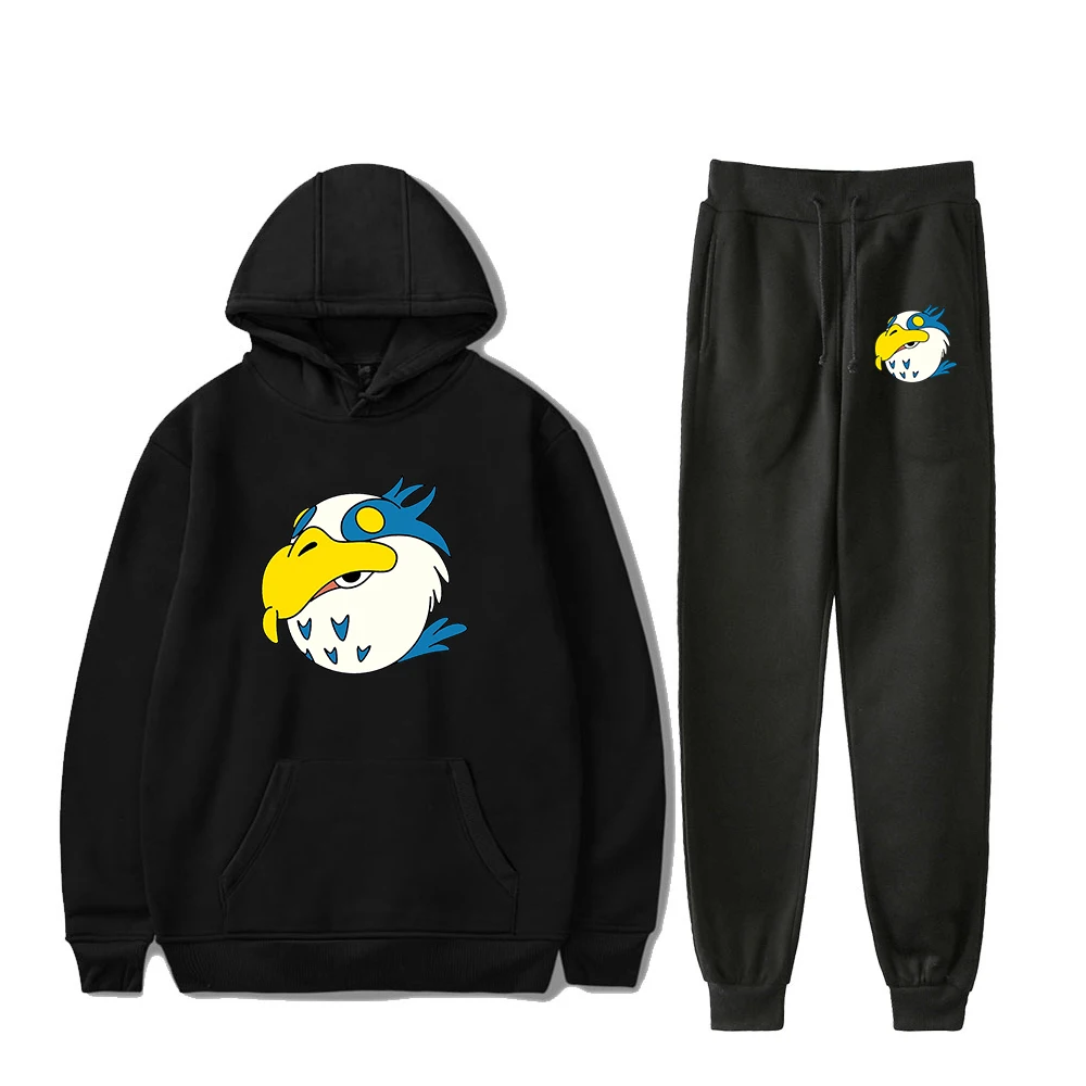 

The Boy and the Heron Hoodie Jogger Pants Two Piece Set Sweatshirts+Sweatpants 2023 Japan Anime Movie Men Women's Set