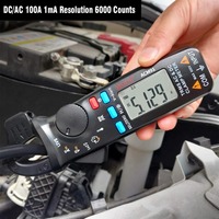 BSIDE ACM91 Multimeter Digital Current Clamp Meter DC/AC Voltage Tester 6000 Counts Voltmeter Car Capacitor Temp Clamp Meter