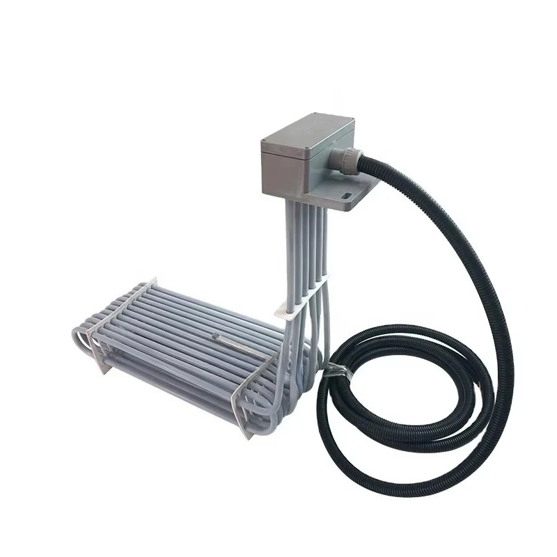 Elemento calefactor de inmersión eléctrico recubierto de PTFE anticorrosivo hecho a medida de marca para tanque químico