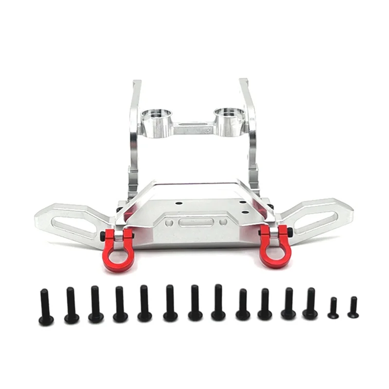 FBIL-RC Car Upgrade Front Bumper Kit For MJX 1/12 H12Y H12Y+ RC Car Upgrade Accessories Silver