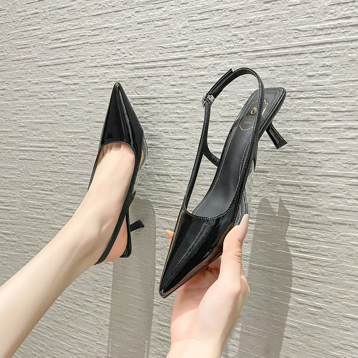 Mujer Sexy Thin Heels Party Women\'s Pumps 2024 Summer Women Shoes Pointed Toe Fashion High Heel Comfortable Shallow Shoes Silver