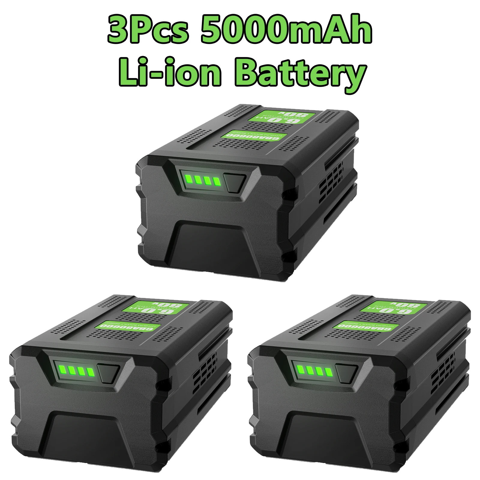 Voor Greenworks GBA GBA80600 80V 6000mAh Vervangende Batterij Compatibel Voor GBA80200 80V Snoerloos Power Tool Oplaadbare Batterij