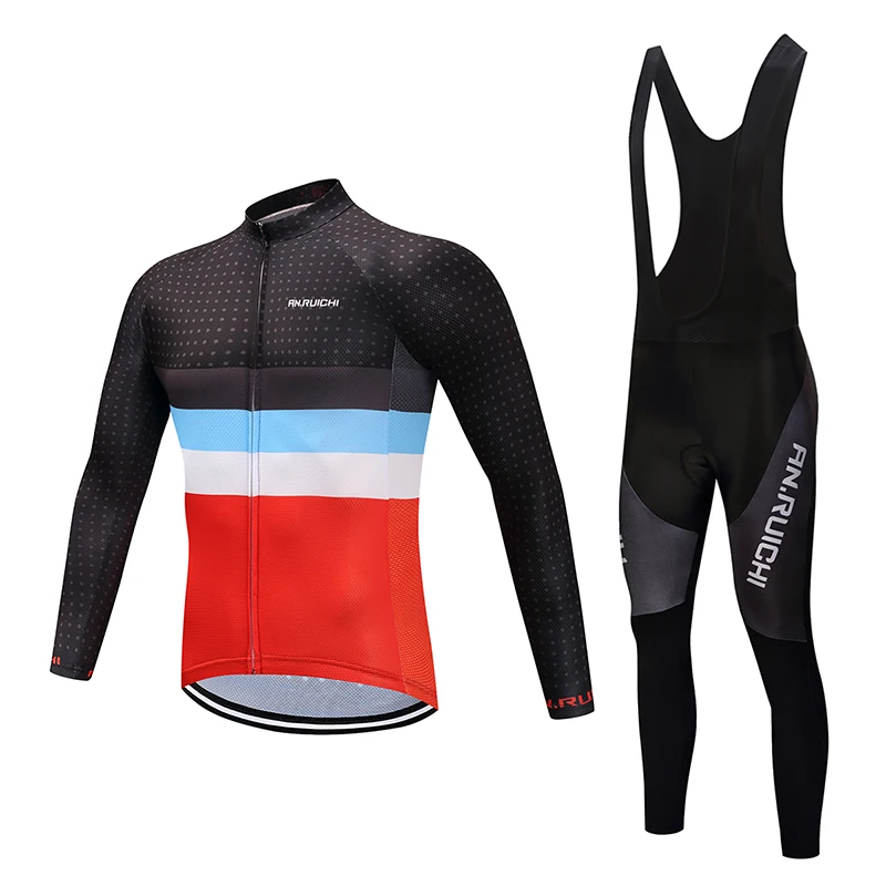 

Men Long Sleeve Bicycle Cycling Sets Anti-sweat Contrast Color 3D Padding Cushion Sport Jerseys Customized/Wholesale Service