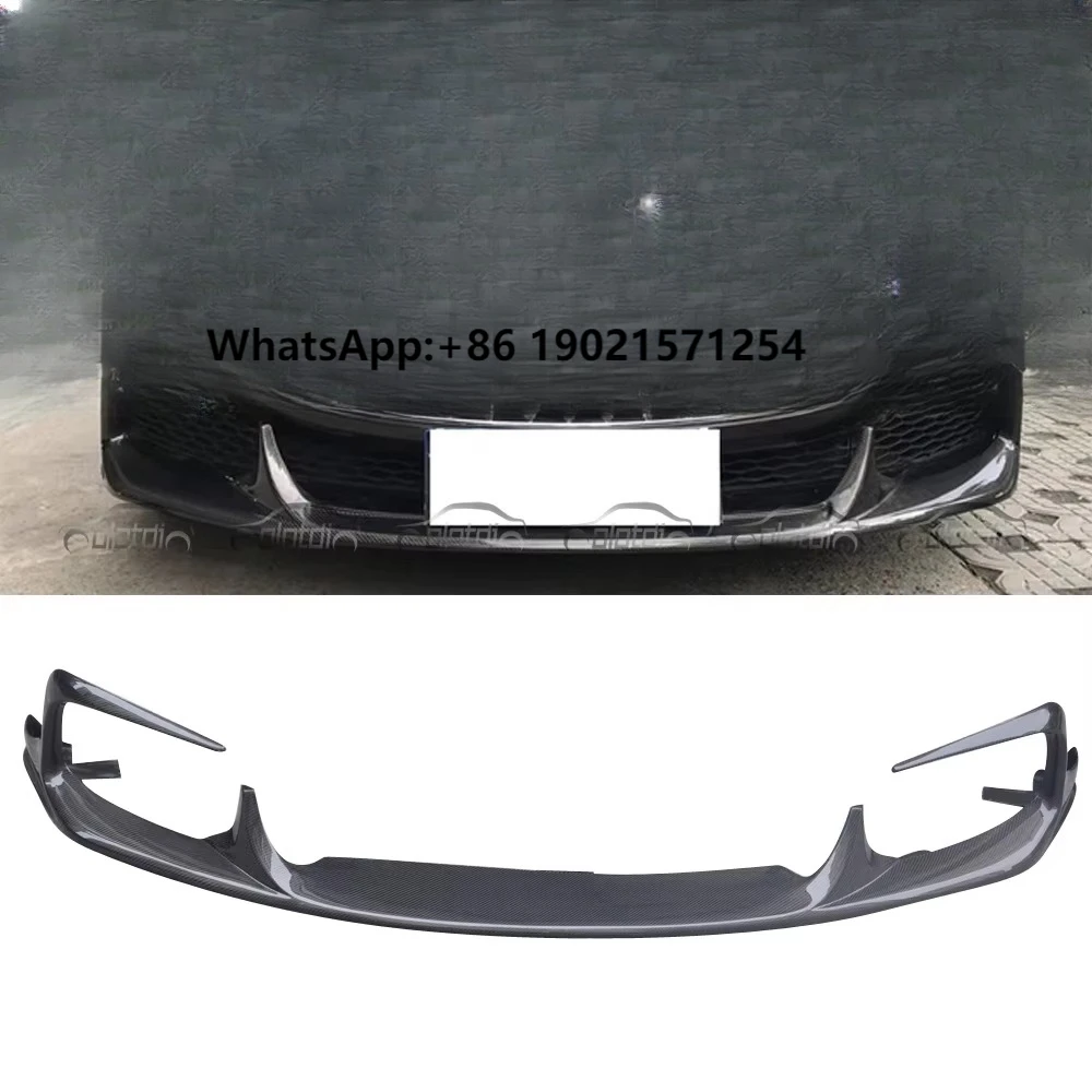 

A Style Car Front Spoiler Splitter Carbon Sword Front Lip Bumper Splitters for Maserati Ghibli 2014-2016