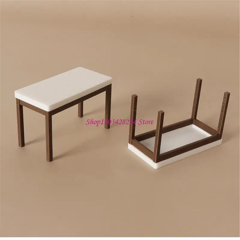 1/12 Scale Mini Desk Chair Set Premium Materials Realistic Office Environment Simulation