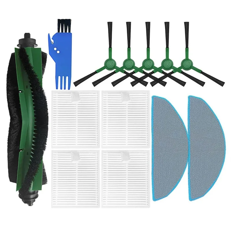 Filtros de AT28-Hepa, fregona, cepillo principal, cepillos laterales para Irobot Roomba Combo Essential Y0140/Y0110/Y0112, piezas de Robot aspirador