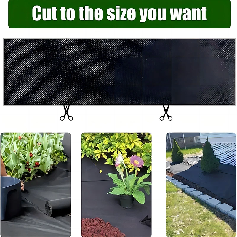 Gardening Landscape Ground Cover Roll Lightweight And Easy To Carry Long-lasting Protection Preserves Soil Moisture