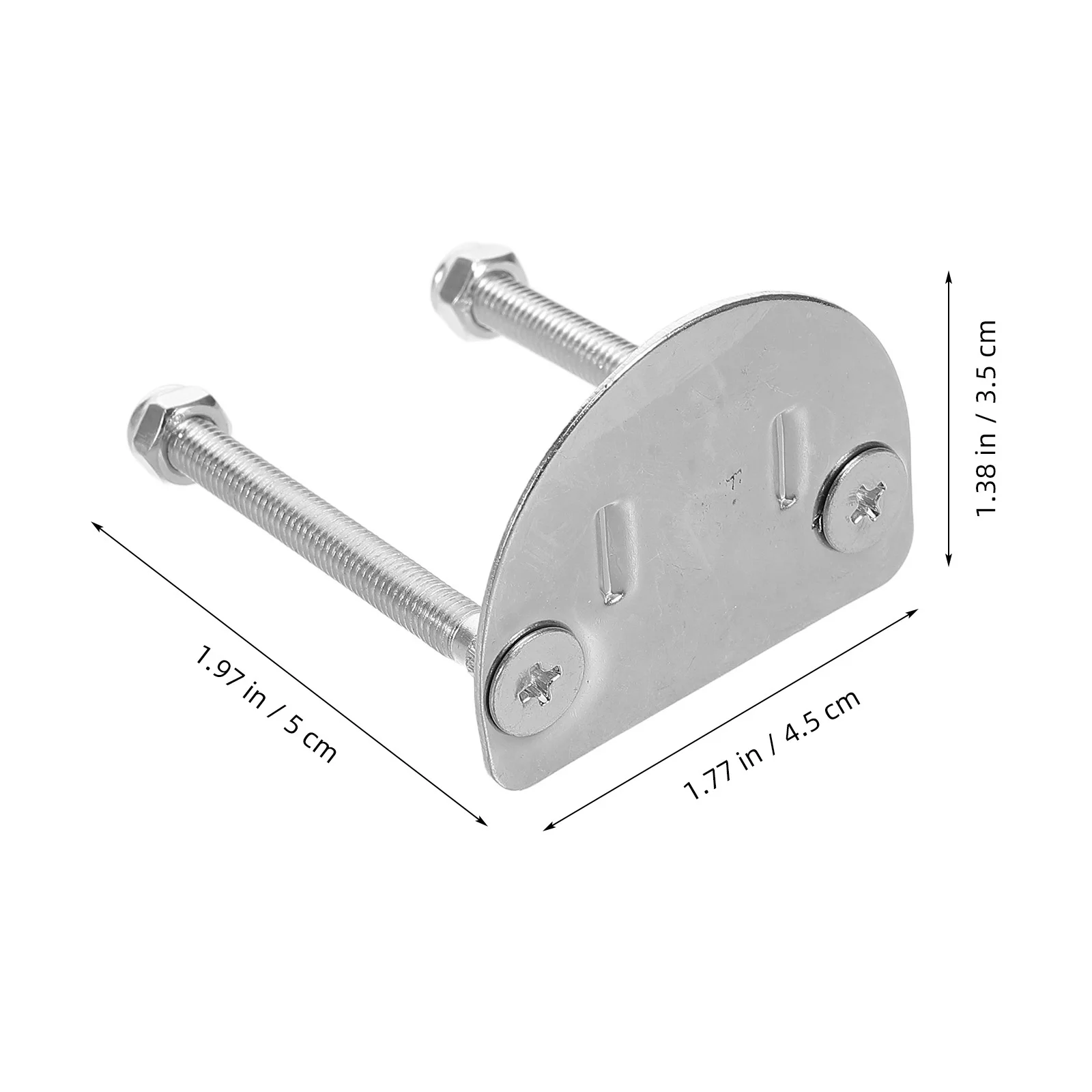 4 قطعة زلاجات دوارة صف مزدوج قاعدة تزلج الأجهزة أربع عجلات قوس امتصاص الصدمات لوحة إصلاح للتركيب #3