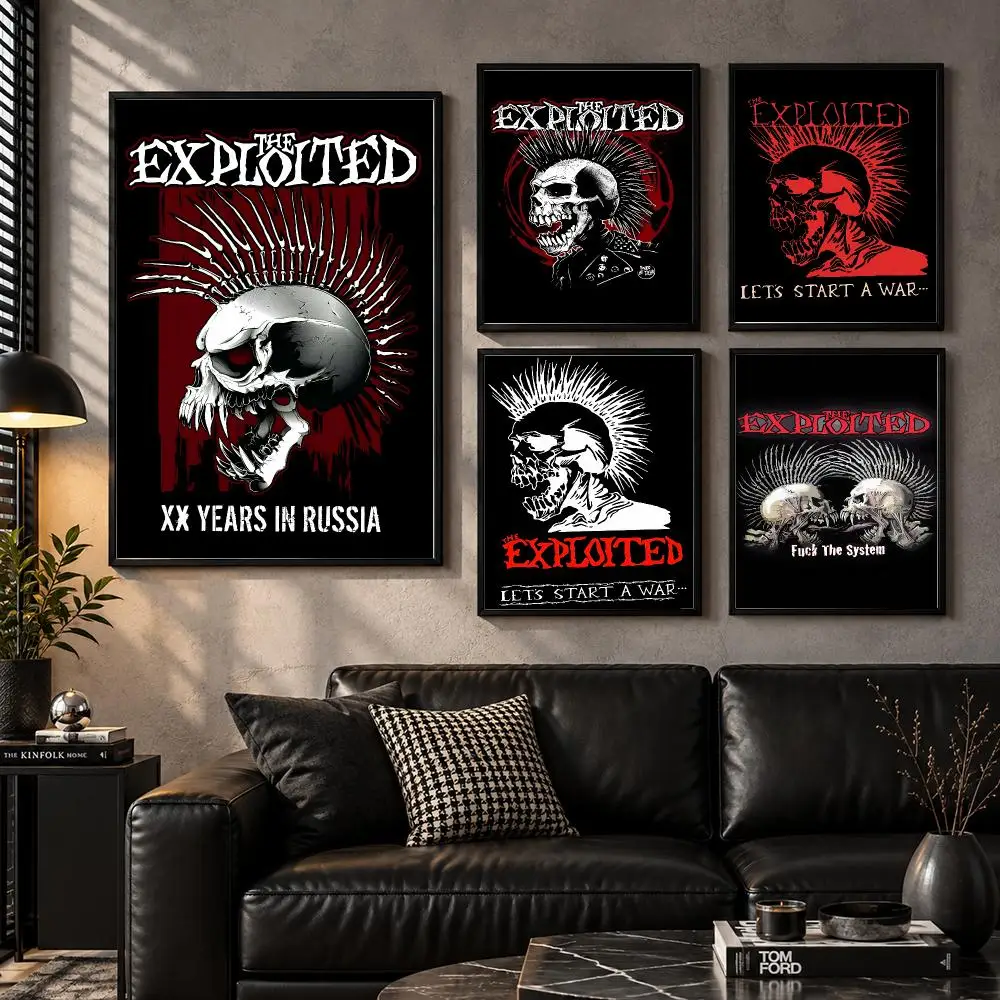 The E-Exploited Poster Modern Wall Art Sticker For Living Room Bedroom Bar Home Decor Mural Painting Decoration