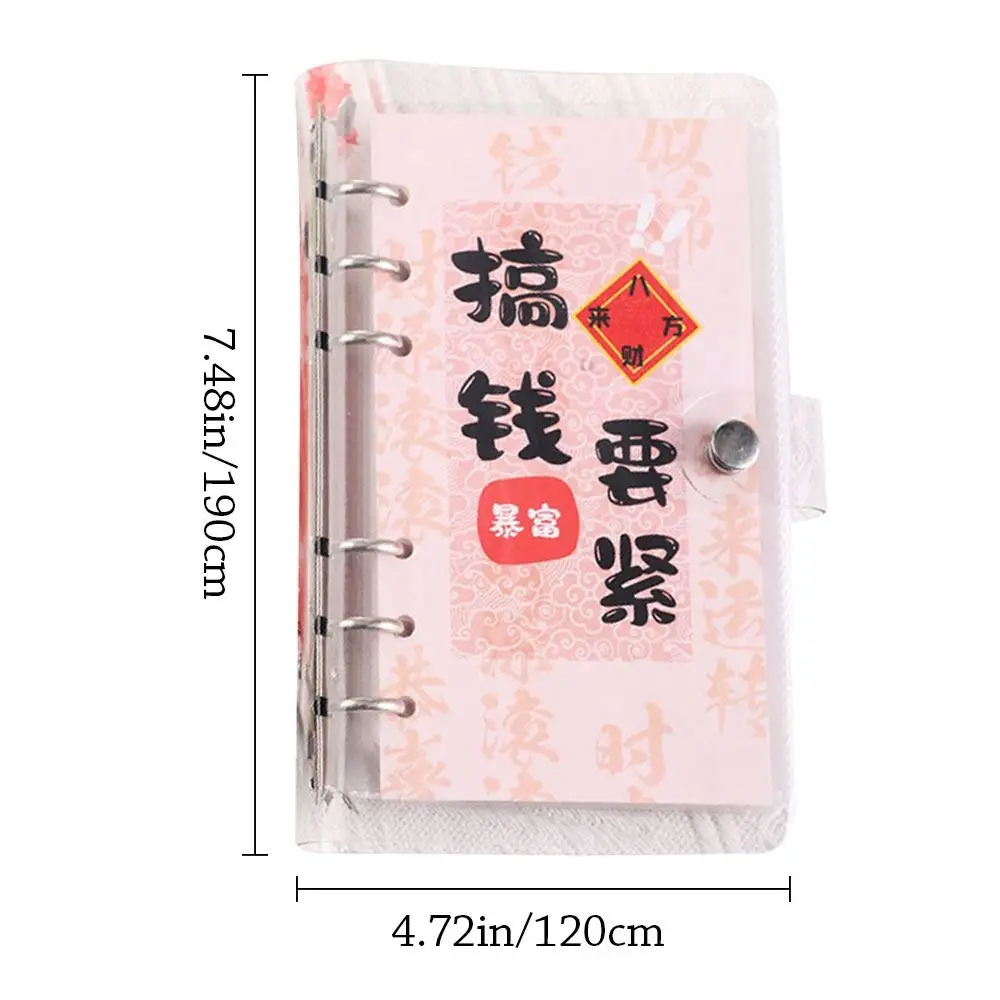 돈 절약 100 봉투 돈 절약 챌린지 대용량 방수 저축 챌린지 시트, PU 재사용 가능한 예산바인더